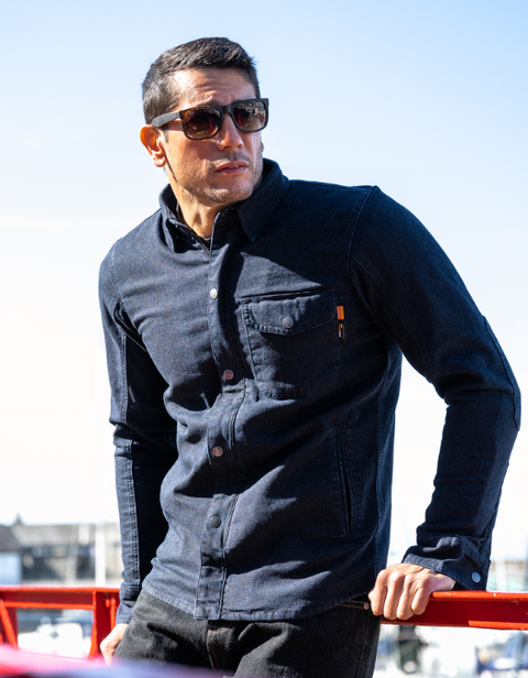 Merlin Porta D3O® Single Layer Riding Shirt MCP047/NAVY/