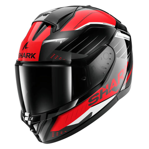 SHARK RIDILL 2 HELMET BERSEK BLACK / RED / ANTHRACITE HE1122E-KRA