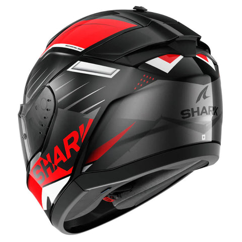 SHARK RIDILL 2 HELMET BERSEK BLACK / RED / ANTHRACITE HE1122E-KRA