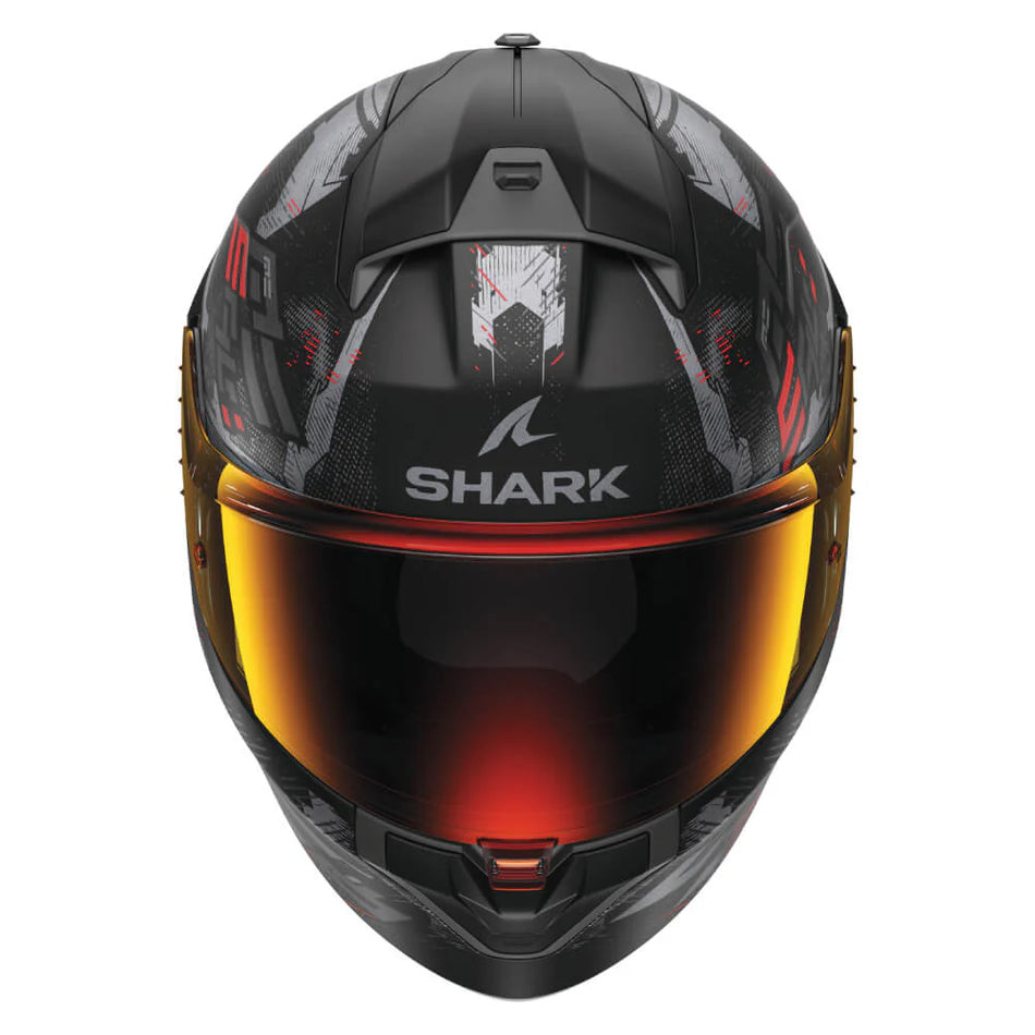 SHARK RIDILL 2 HELMET MOLOKAI MATT BLACK / ANTHRACITE / RED HE1110E-KAR