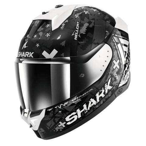 SHARK SKWAL I3 HELMET HELLCAT BLACK / WHITE / ANTHRACITE HE0828E-KUS