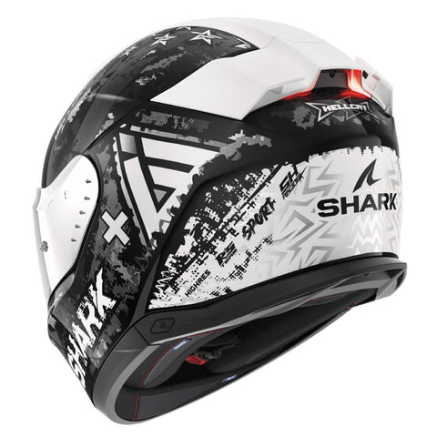 SHARK SKWAL I3 HELMET HELLCAT BLACK / WHITE / ANTHRACITE HE0828E-KUS