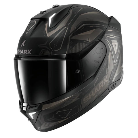 SHARK SKWAL I3 HELMET LINIK MATT BLACK / ANTHRACITE HE0823E-KAA