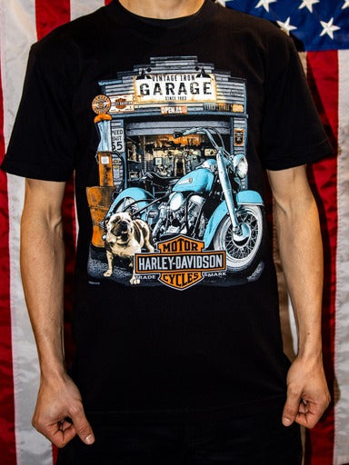 Gateshead Harley-Davidson® Dealer Top- Garage Dog Adt USA 3001767-BLK