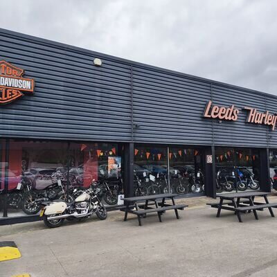 The Leeds Harley-Davidson showroom
