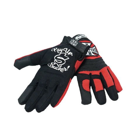West Coast Choppers Riding Gloves Black/Red