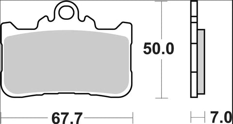Brembo Sintered Metal Front Brake Pads 07HO72SA