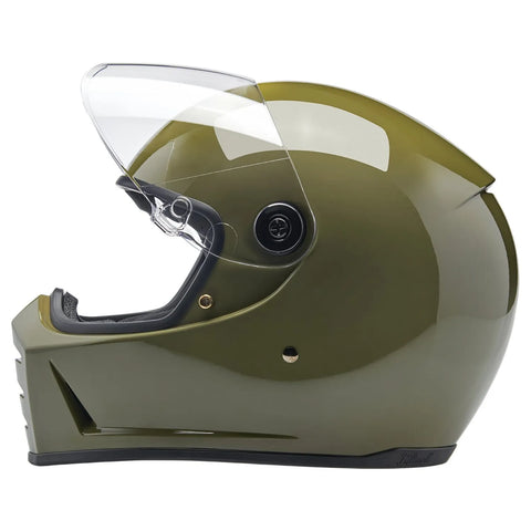 Biltwell Lane Splitter Helmet Olive Green