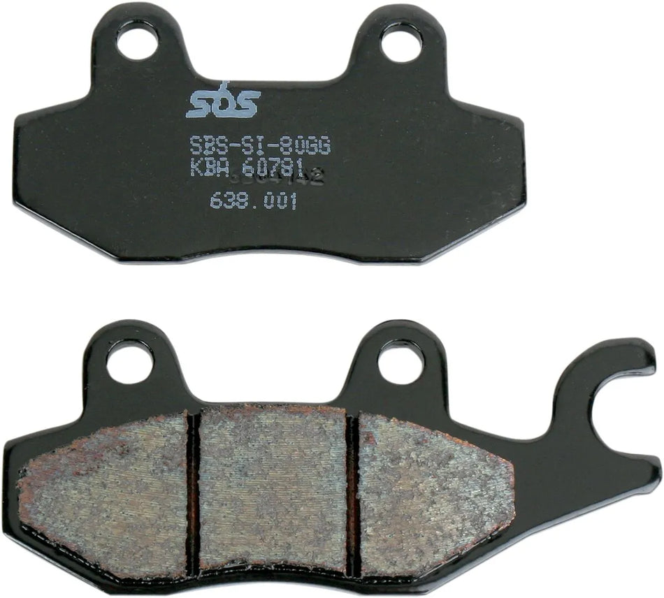 SBS Sintered Metal Front & Rear Brake Pads 638LS
