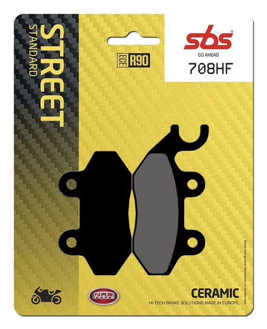 SBS Organic Front Brake Pads 708HF