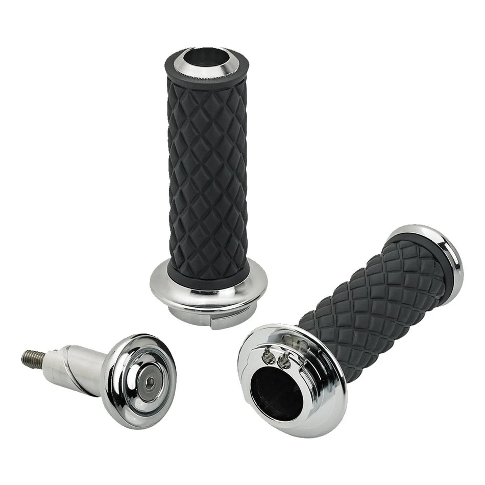 Biltwell Alumicore Grips, Chrome