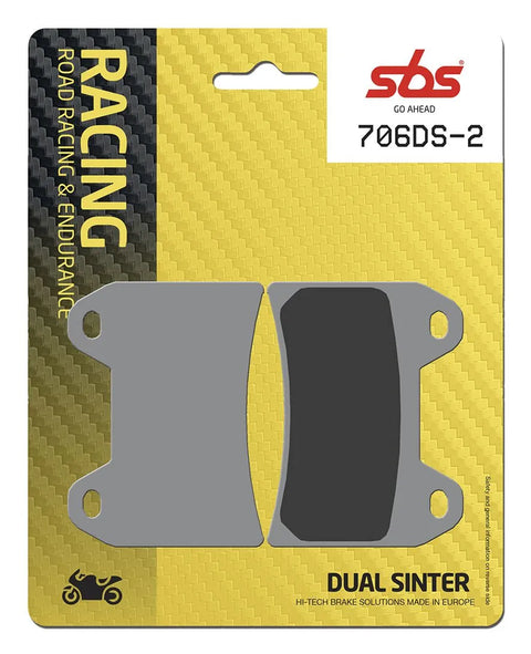 SBS Sintered Metal Front Brake Pads 706DS-2