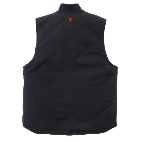 West Coast Choppers Heavy Duty Canvas Work Vest Black