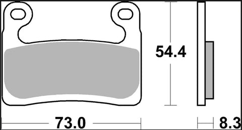 Brembo Ceramic Front Brake Pads 07GR90RC