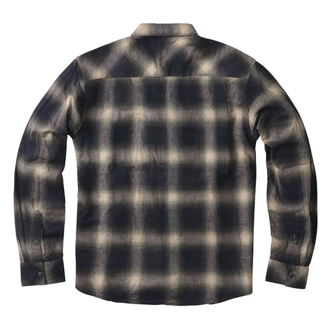West Coast Choppers Outlaw Flannel Shirt Olive/Beige