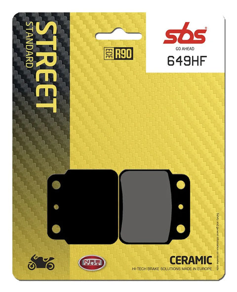 SBS Organic Rear Brake Pads 649HF
