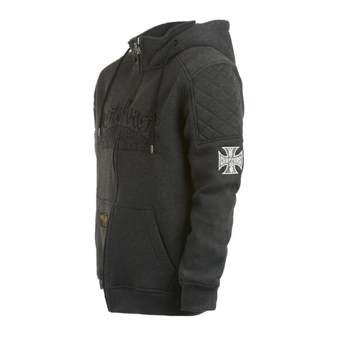 West Coast Choppers Choppers Por Vida Zip Hoodie Grey