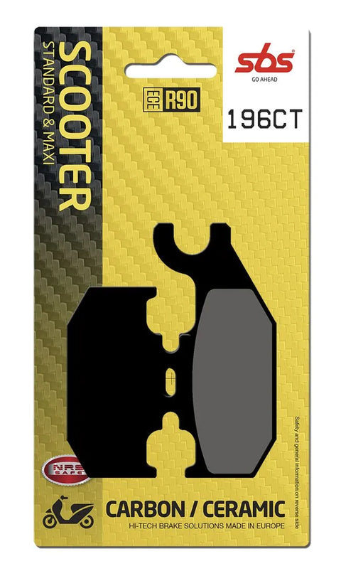 SBS Organic Rear Brake Pads 196CT