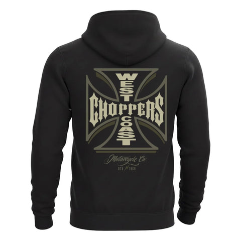 West Coast Choppers Gangscript Hoodie Black