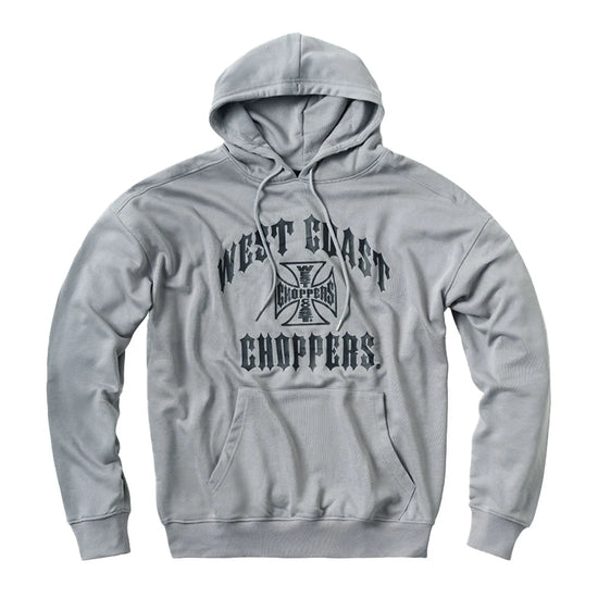 West Coast Choppers Iron Oversized Hoodie Grey