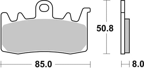 SBS Sintered Metal Brake Pads 900DS-1