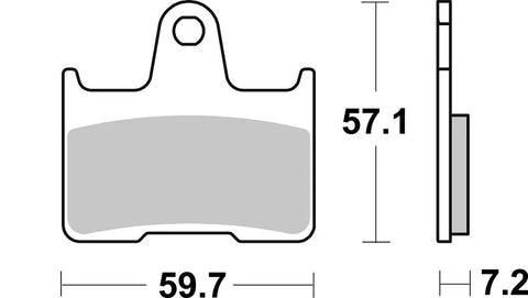 SBS Sintered Metal Rear Brake Pads BMW M 1000 RR ABS 984LS