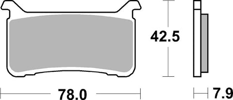 SBS Sintered Metal Front Brake Pads 947DS-2