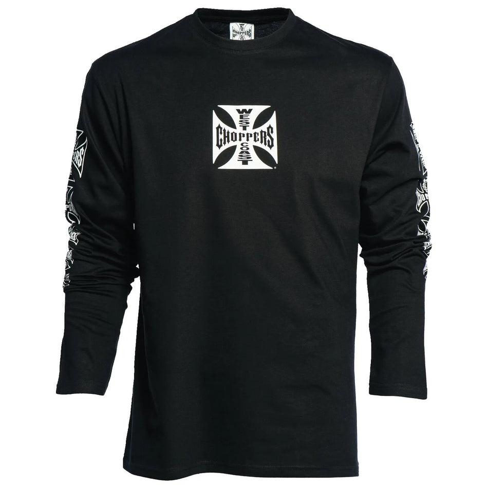 West Coast Choppers OG Cross Long Sleeve T-Shirt Black