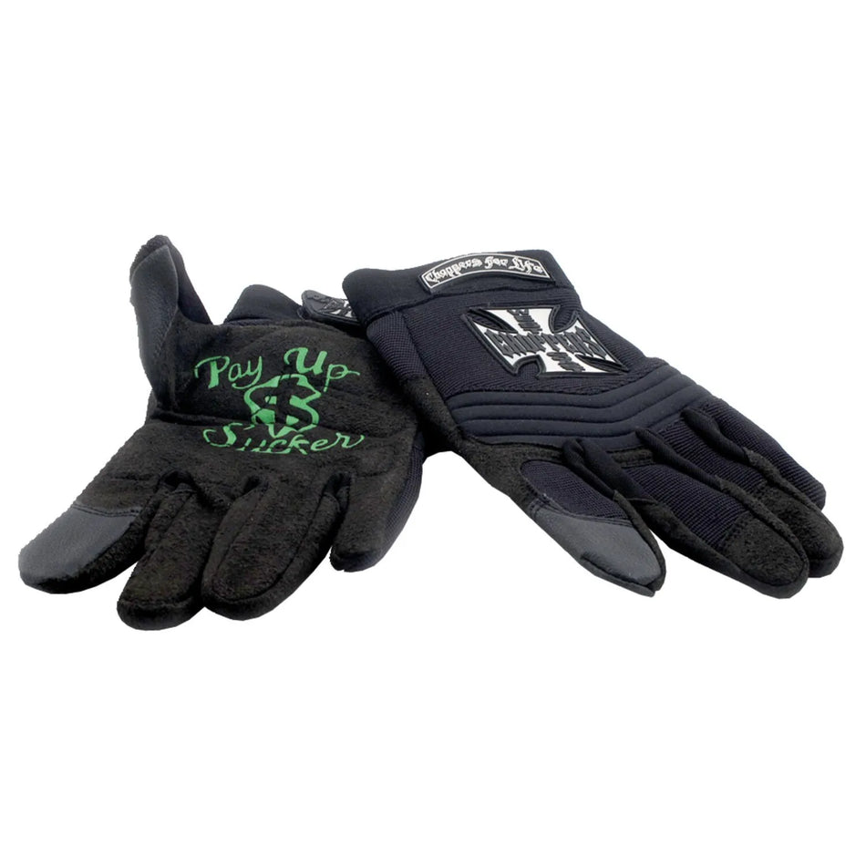 West Coast Choppers Riding Gloves Black