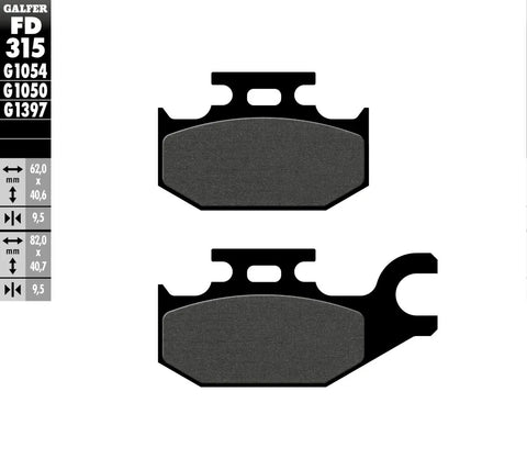 Galfer Organic Front & Rear Brake Pads FD315G1050