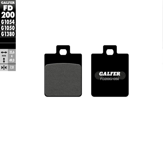 Galfer Organic Front & Rear Brake Pads FD200G1050
