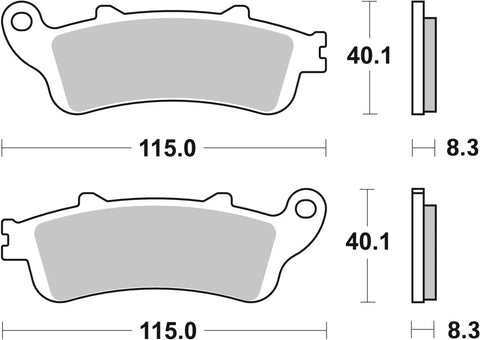 SBS Sintered Metal Front Brake Pads 156CT