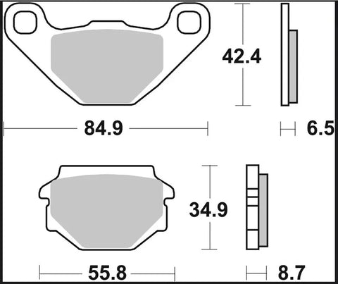 Brembo Ceramic Front & Rear Brake Pads 07015
