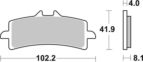 SBS Sintered Metal Brake Pads 901DS-2