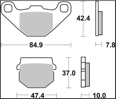 Brembo Ceramic Front Brake Pads 07026