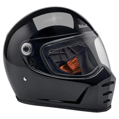 Biltwell Lane Splitter Helmet Gloss Black