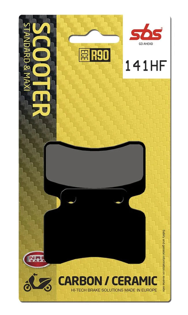 SBS Organic Front Brake Pads 141HF