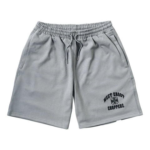 West Coast Choppers Iron Oversized Shorts Grey