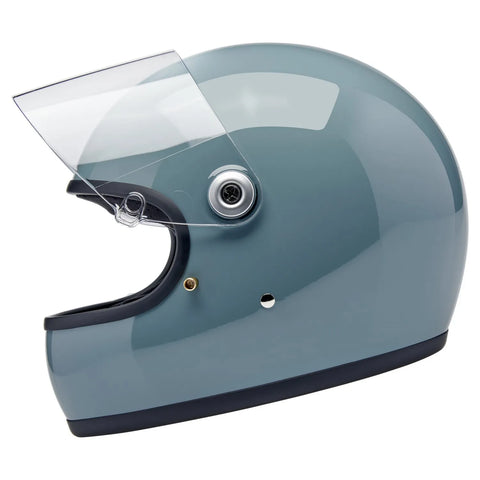 Biltwell Gringo S Helmet Agave Blue Gloss