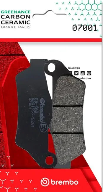 Brembo Ceramic Front & Rear Brake Pads 07001
