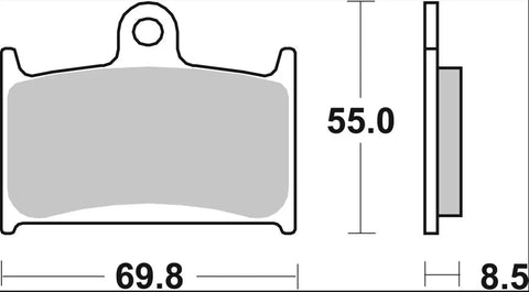 Brembo Sintered Metal Front Brake Pads 07SU14SA