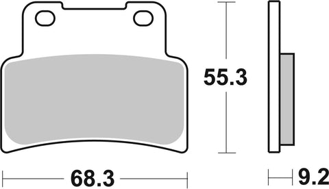SBS Sintered Metal Front Brake Pads 214MS