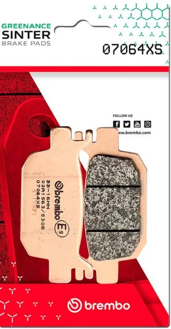Brembo Sintered Metal Rear Brake Pads 07064XS
