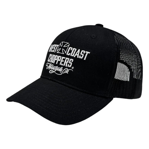 West Coast Choppers Motorcycle Co. Trucker Cap Black