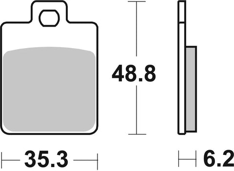 SBS Sintered Metal Front & Rear Brake Pads 202MS