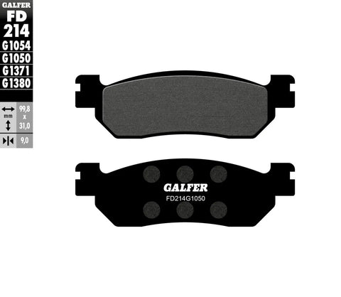 Galfer Organic Front & Rear Brake Pads FD214G1050