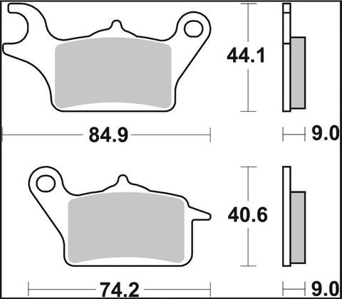 Brembo Ceramic Front Brake Pads 07111