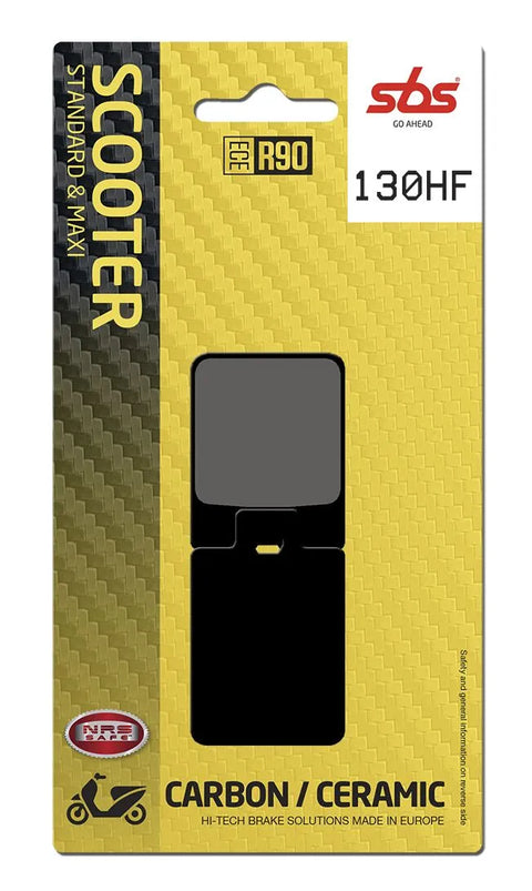 SBS Organic Front Brake Pads 130HF
