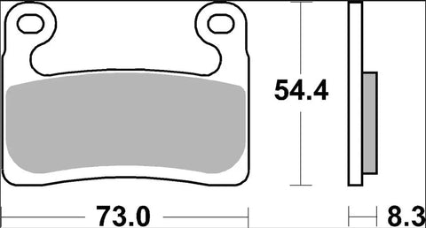 Brembo Sintered Metal Front Brake Pads 07GR90SR