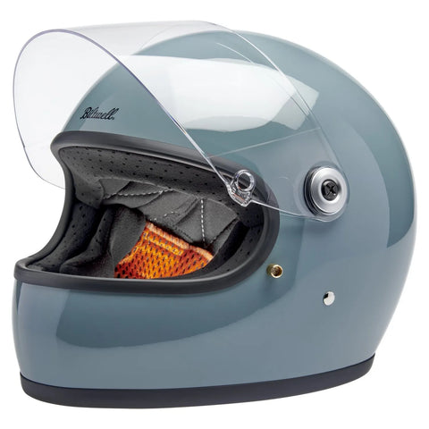 Biltwell Gringo S Helmet Agave Blue Gloss